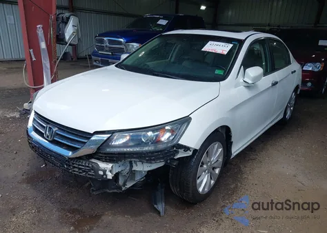 2013 Honda Accord Ex-L from USA, damaged, VIN 1HGCR2F81DA052878